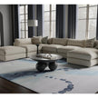 Feizy Kawai 8986F Modern Abstract Rug in Green/Blue/Ivory