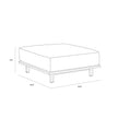 Sunpan Geneve Modular Ottoman