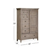 Magnussen Home Paxton Place Dovetail Grey Door Chest