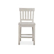 Magnussen Home Bronwyn Alabaster Counter Chair Set of 2