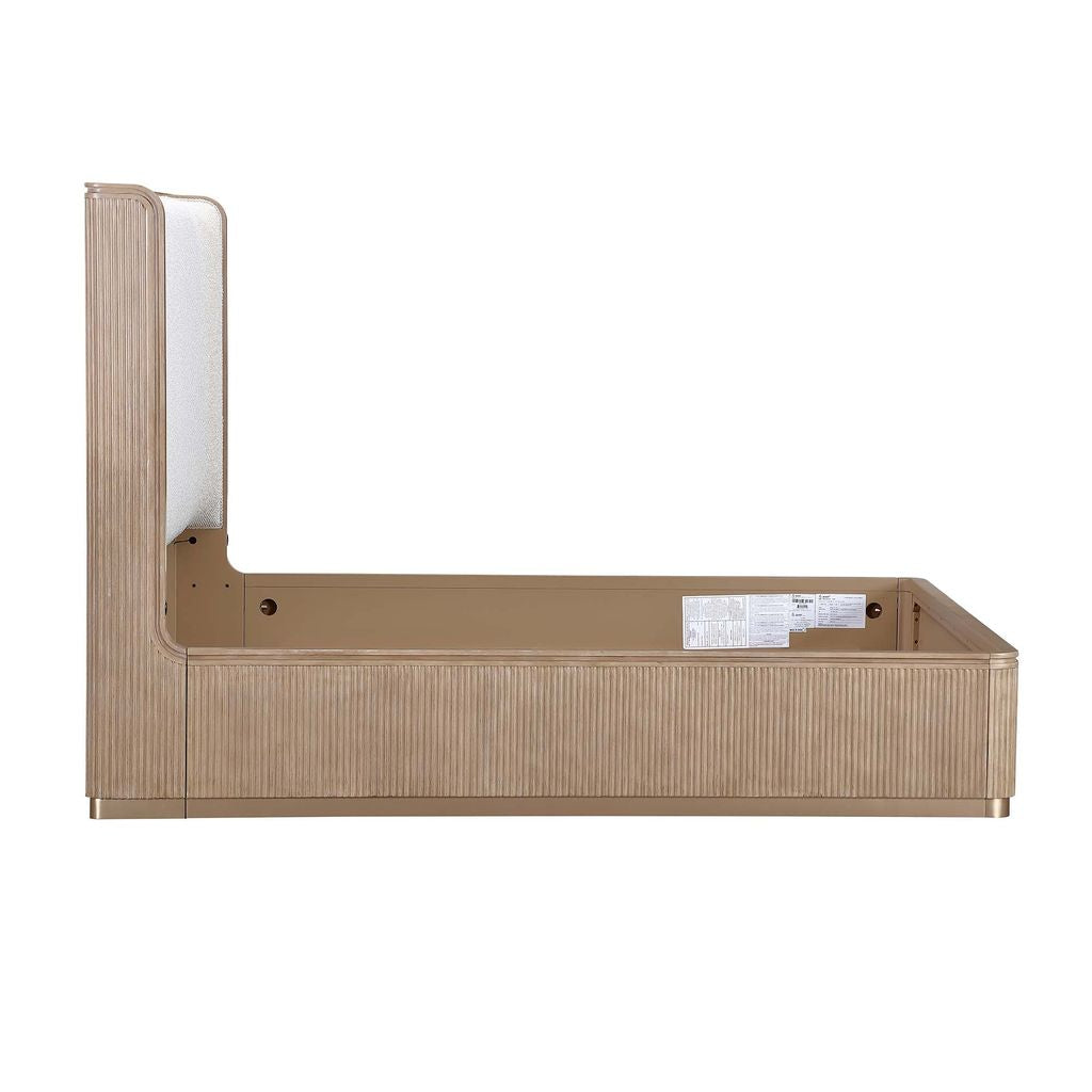 Michael Amini West Kensington Bed - Sea Salt Caramel