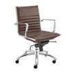 Euro Style Dirk Low Back Office Chair in Leatherette