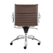 Euro Style Dirk Low Back Office Chair in Leatherette