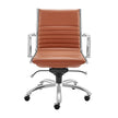 Euro Style Dirk Low Back Office Chair in Leatherette