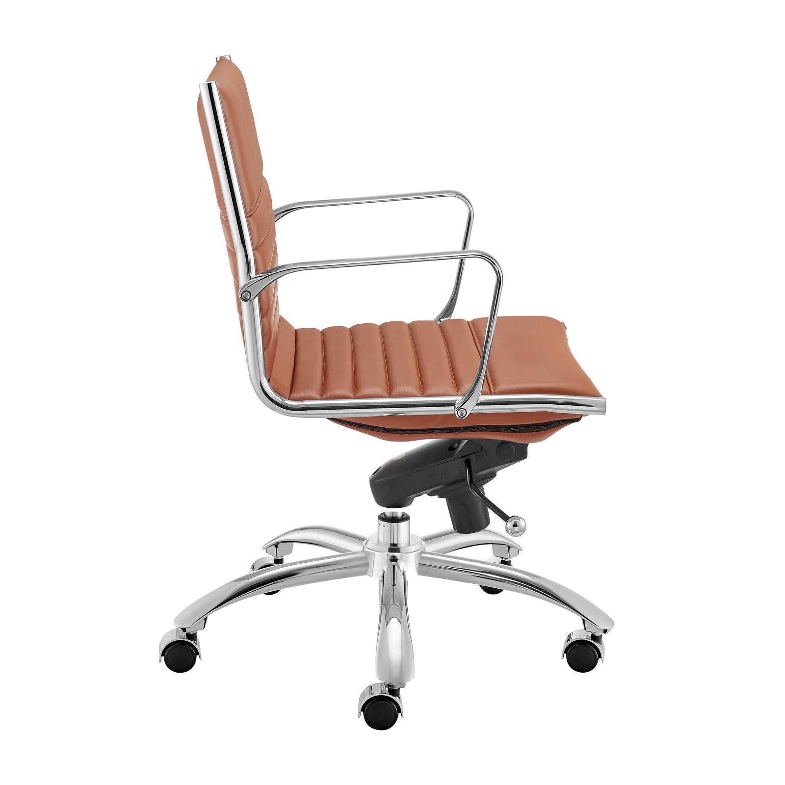 Euro Style Dirk Low Back Office Chair in Leatherette