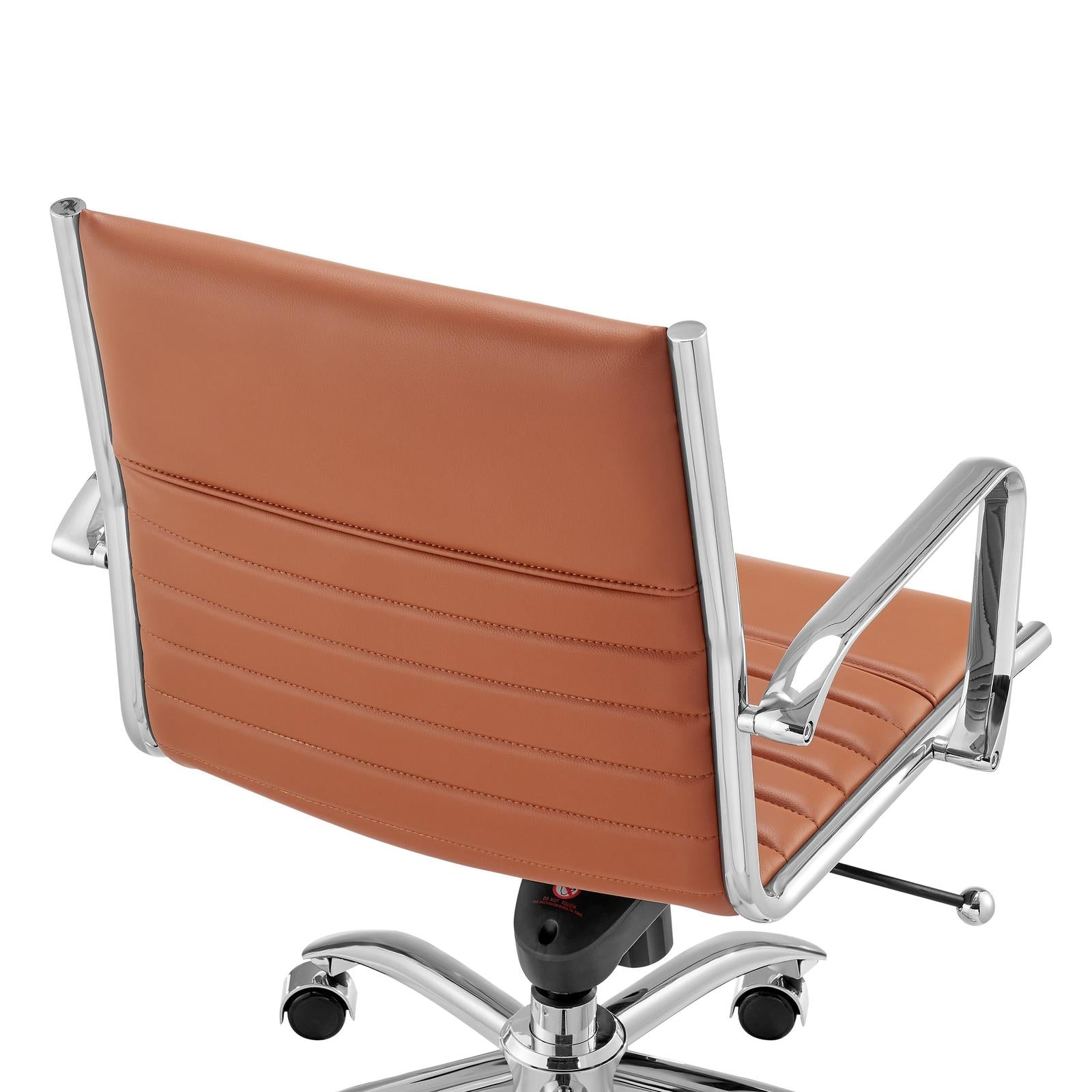 Euro Style Dirk Low Back Office Chair in Leatherette