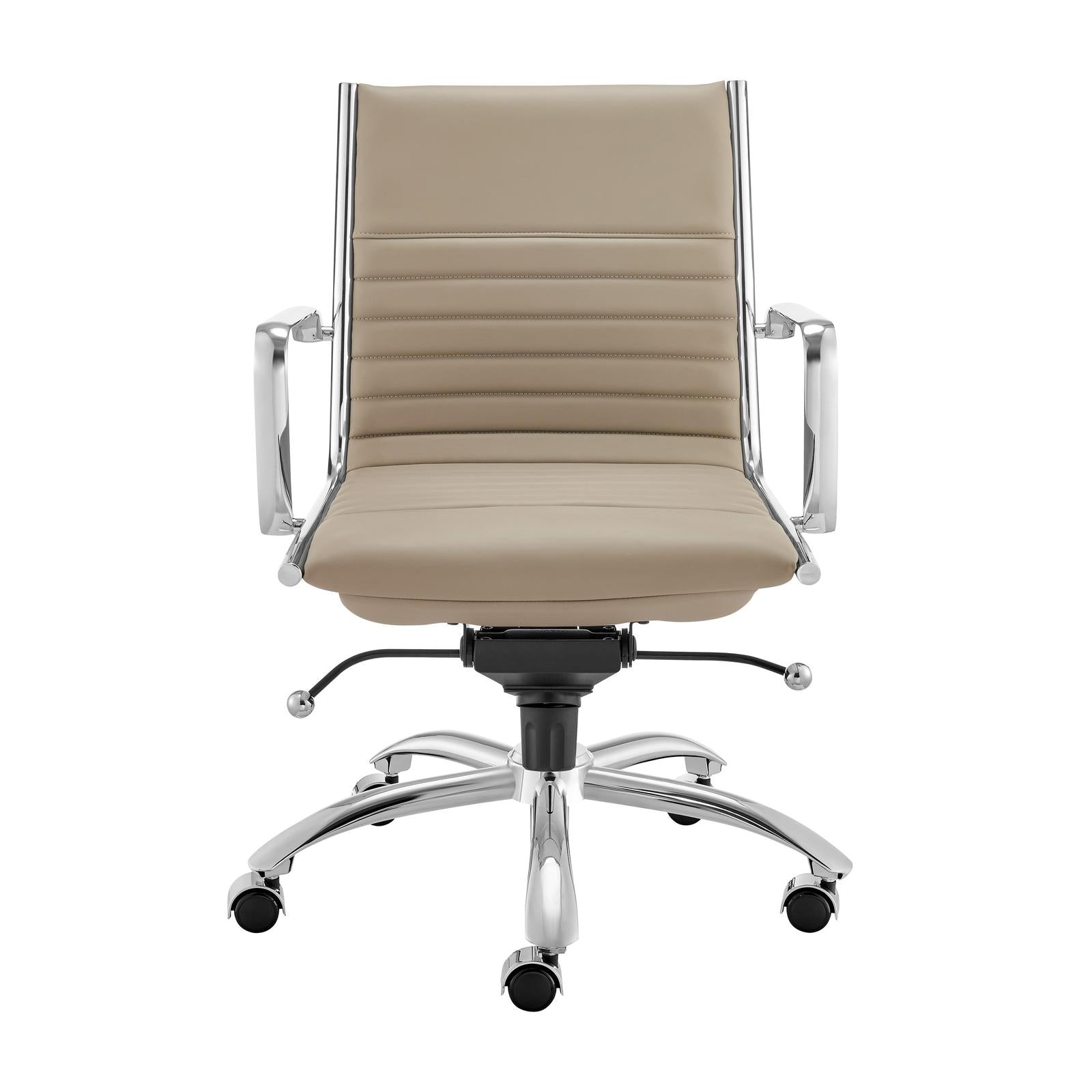 Euro Style Dirk Low Back Office Chair in Leatherette