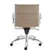 Euro Style Dirk Low Back Office Chair in Leatherette