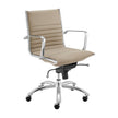 Euro Style Dirk Low Back Office Chair in Leatherette