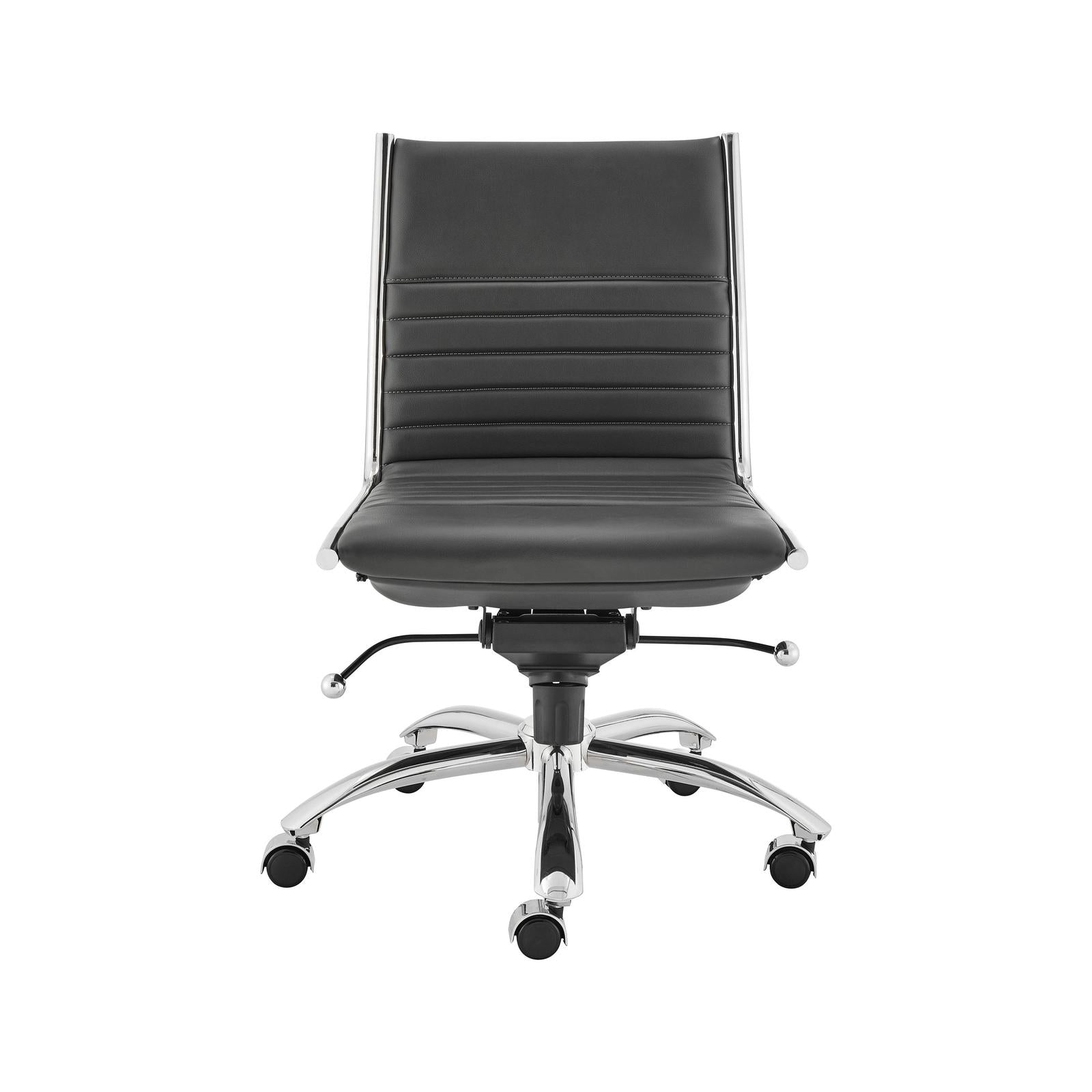 Euro Style Dirk Low Back Office Chair w/o Armrests