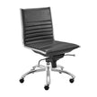 Euro Style Dirk Low Back Office Chair w/o Armrests