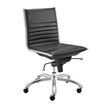 Euro Style Dirk Low Back Office Chair w/o Armrests