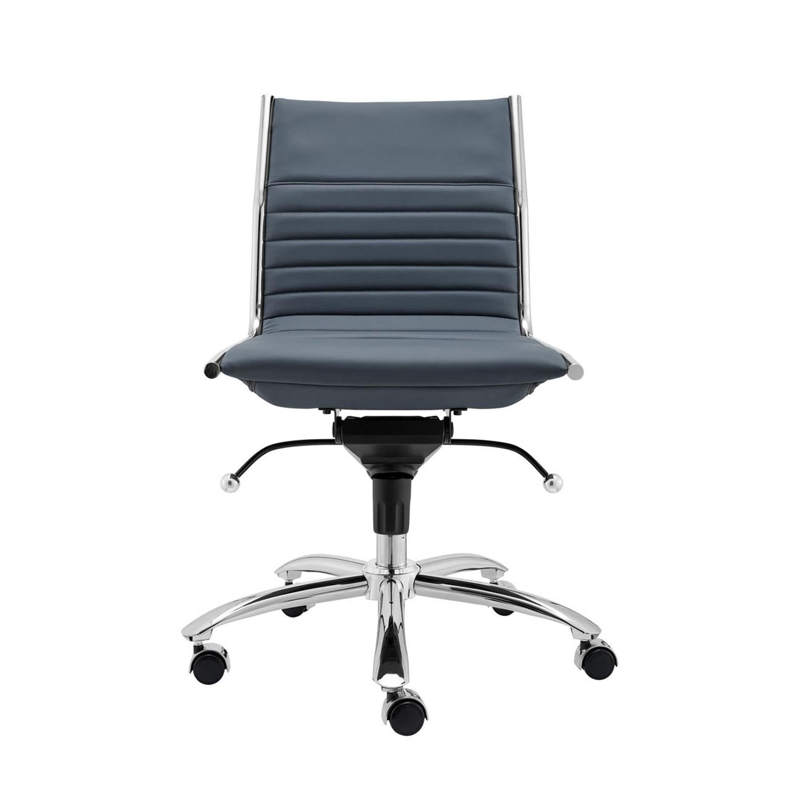 Euro Style Dirk Low Back Office Chair w/o Armrests