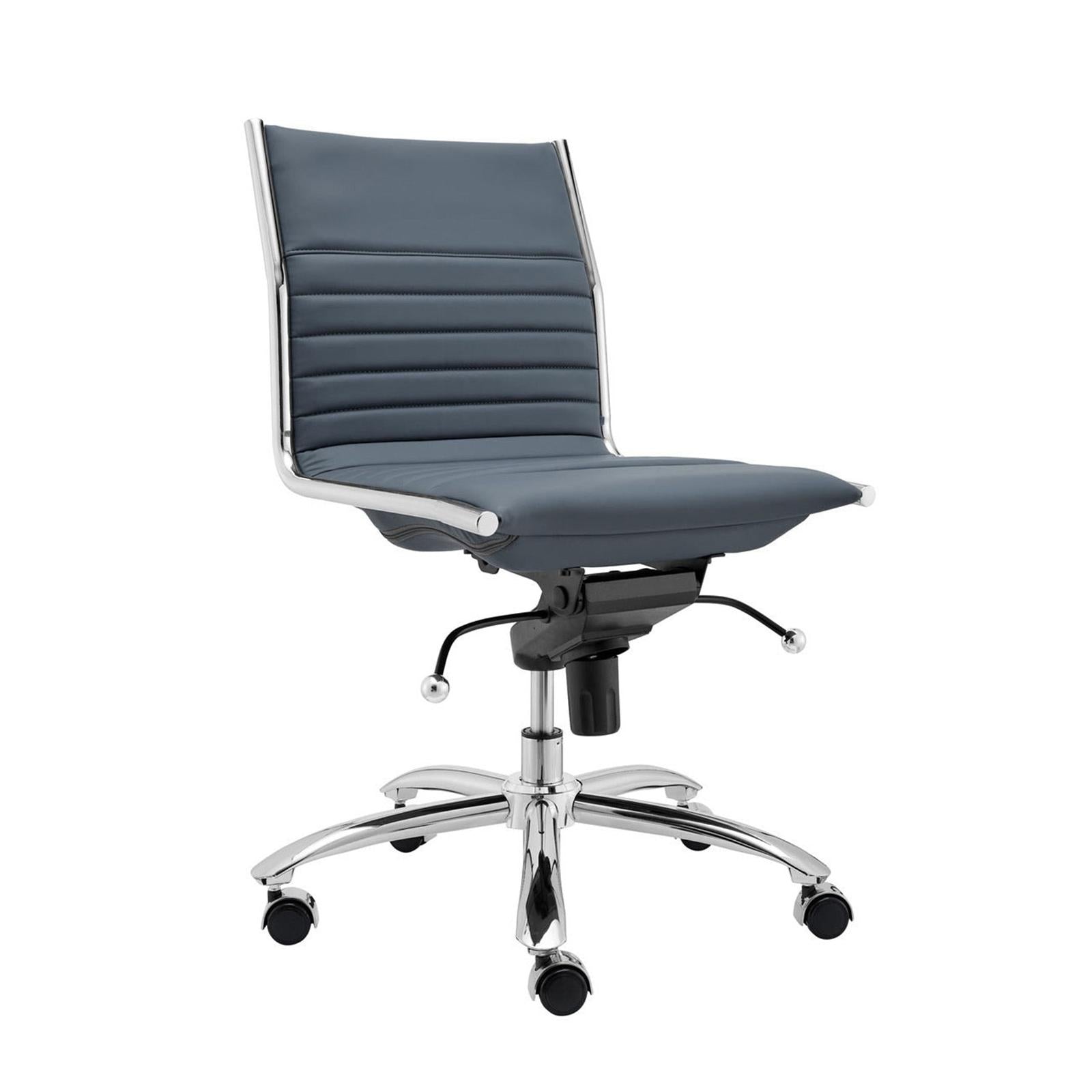 Euro Style Dirk Low Back Office Chair w/o Armrests