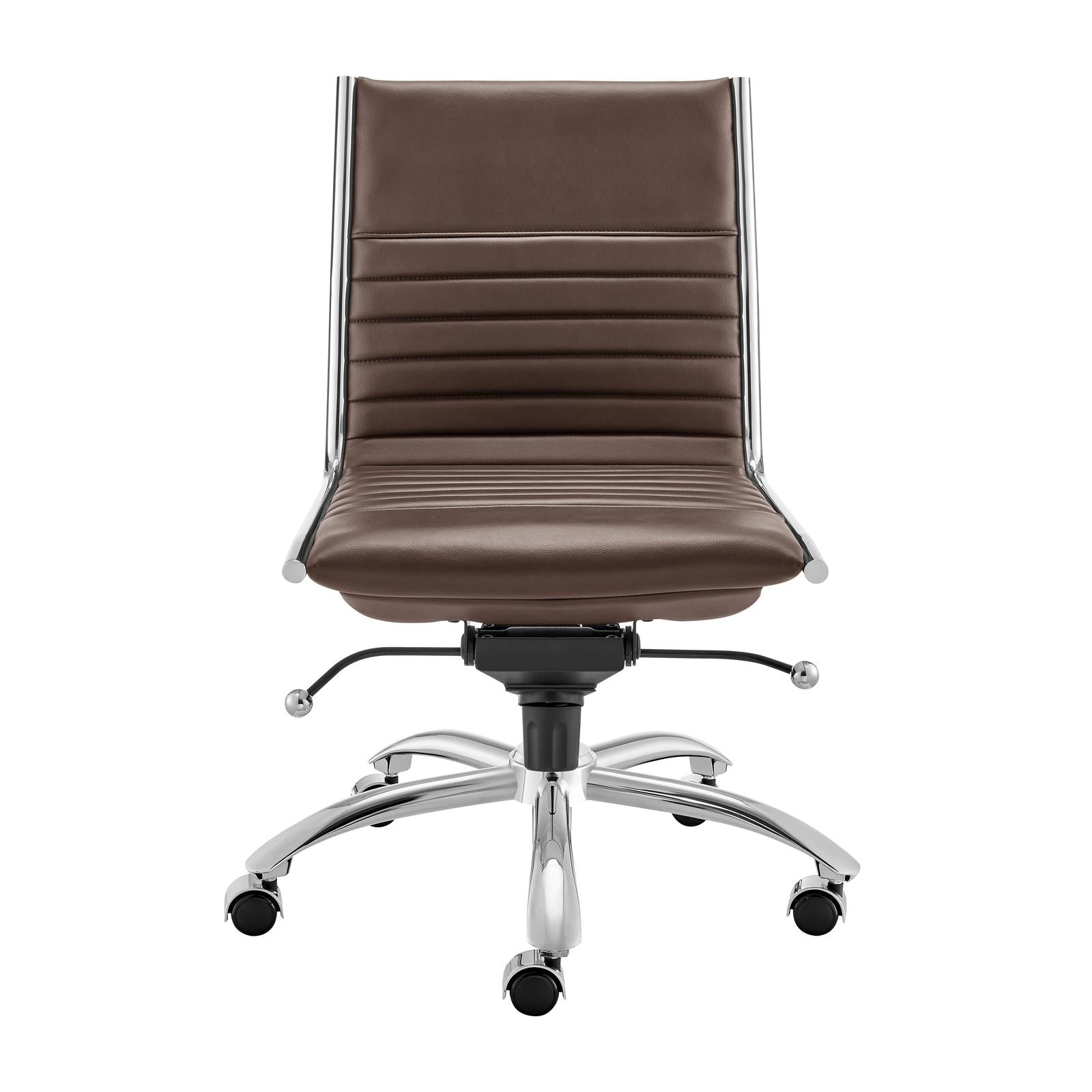 Euro Style Dirk Low Back Office Chair w/o Armrests