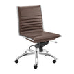 Euro Style Dirk Low Back Office Chair w/o Armrests