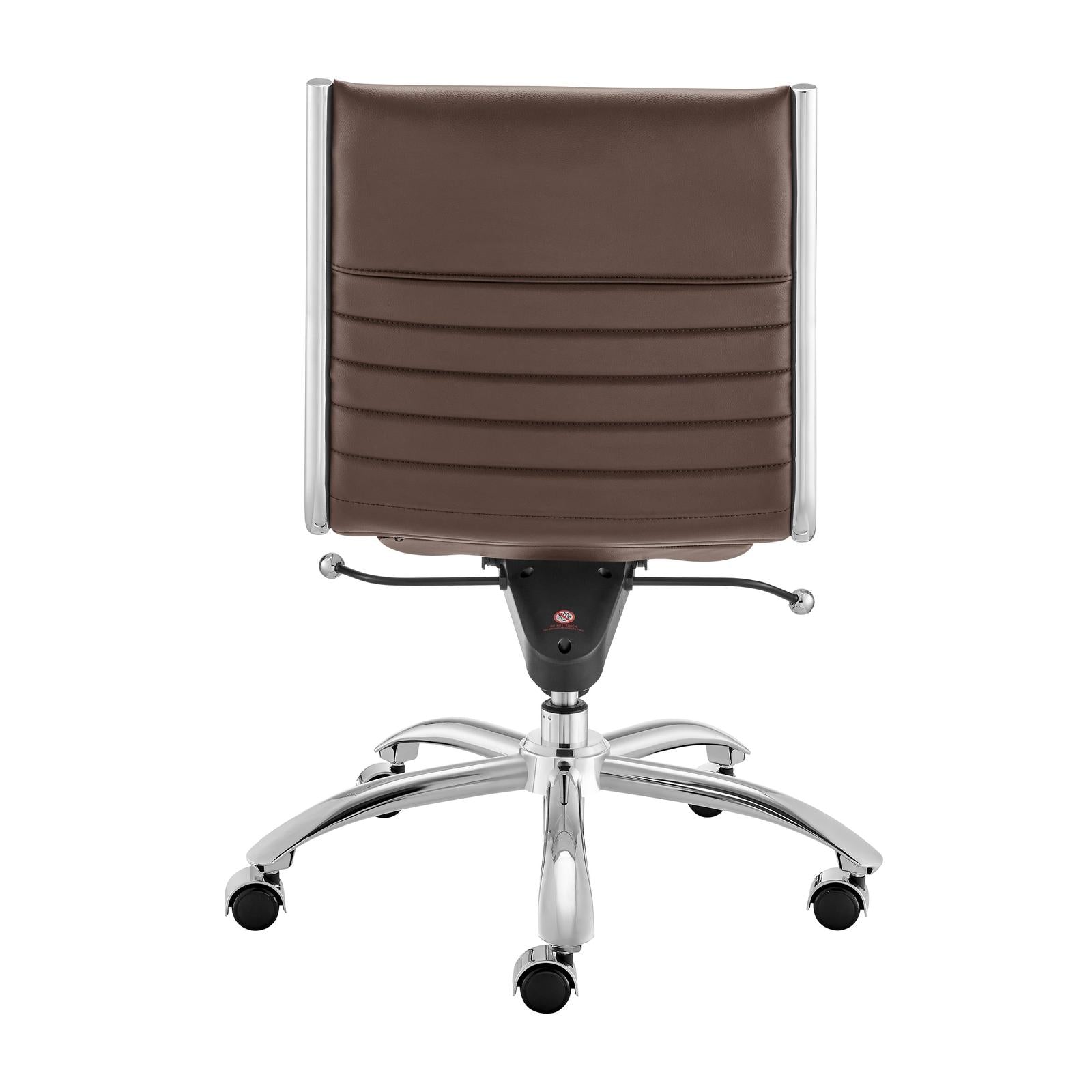 Euro Style Dirk Low Back Office Chair w/o Armrests