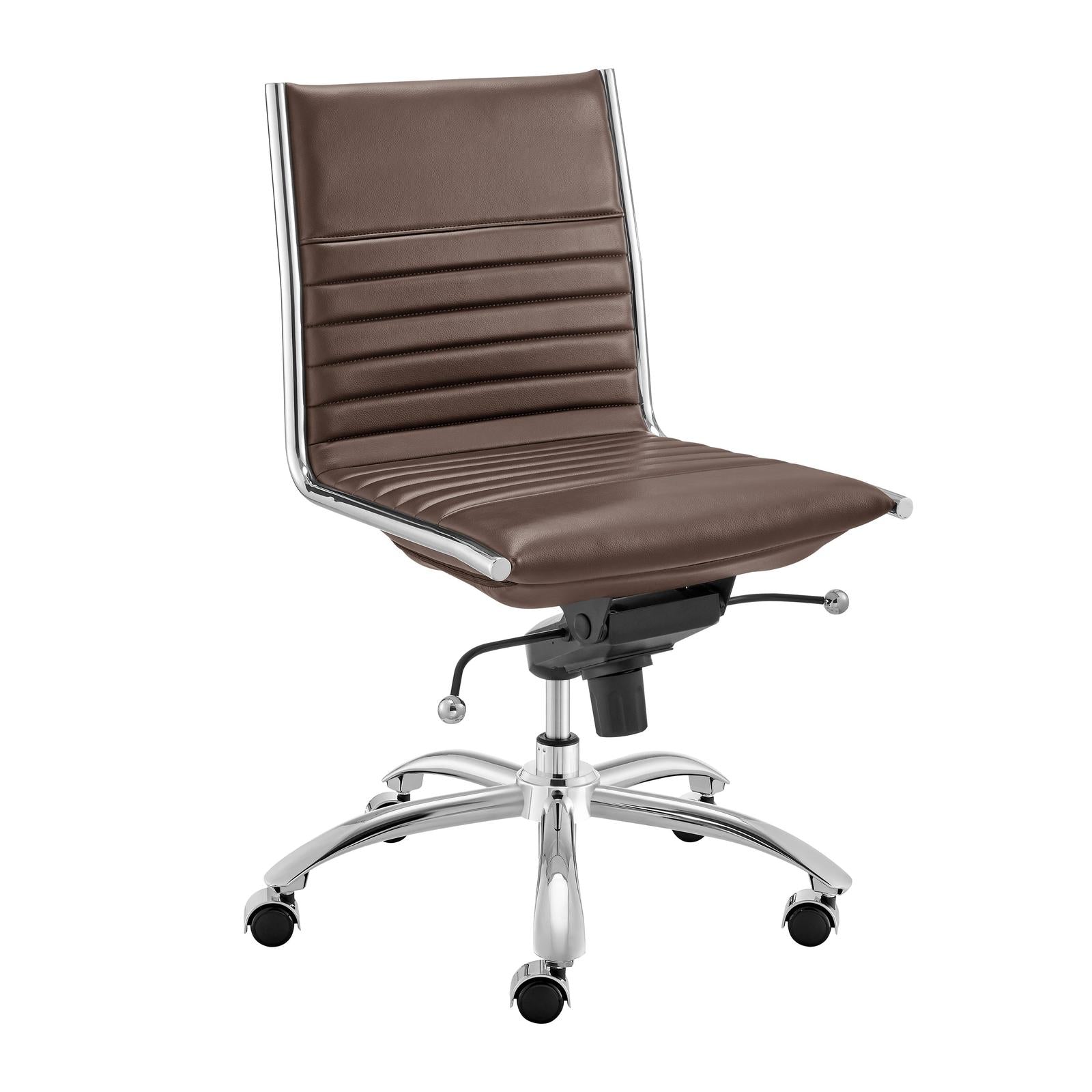 Euro Style Dirk Low Back Office Chair w/o Armrests
