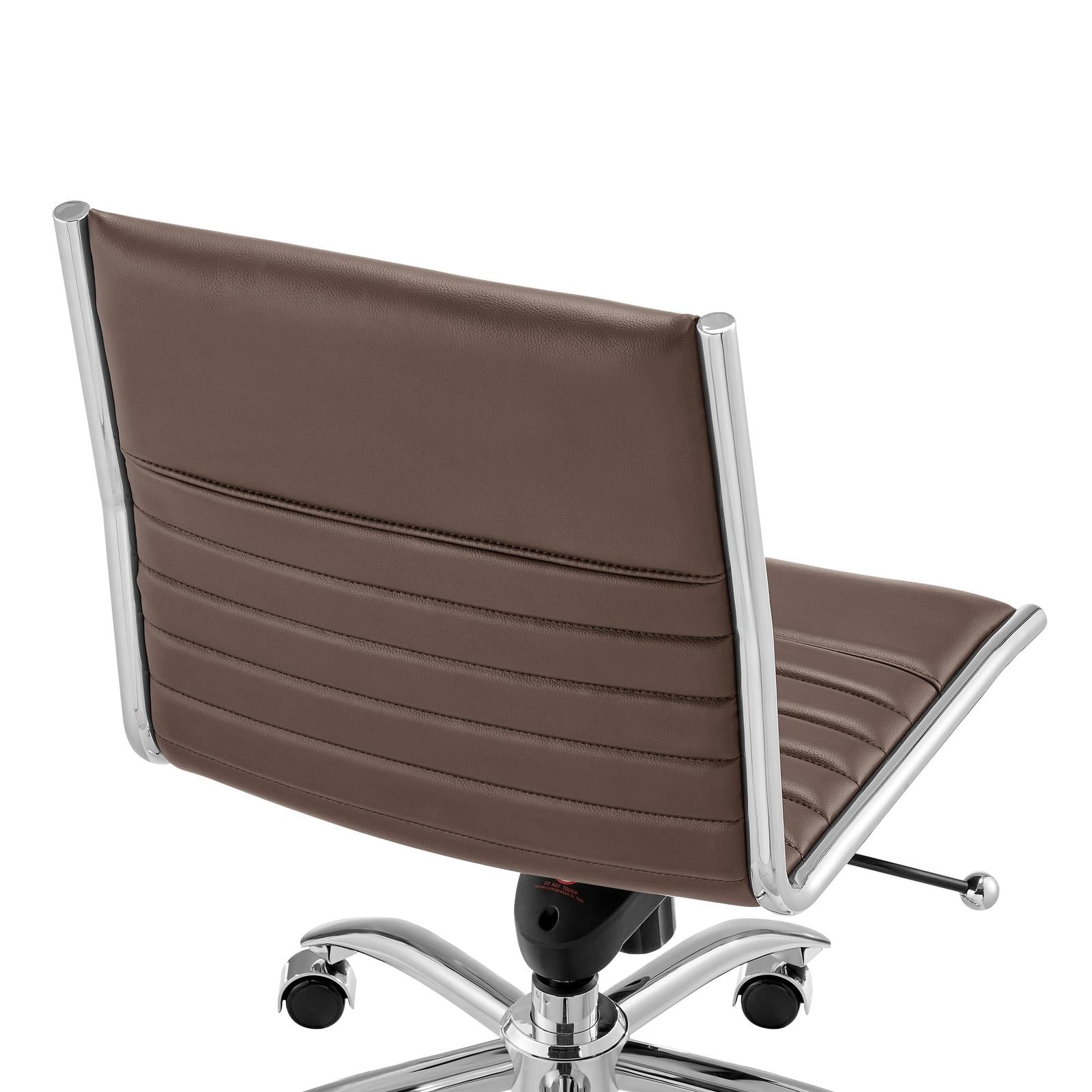 Euro Style Dirk Low Back Office Chair w/o Armrests