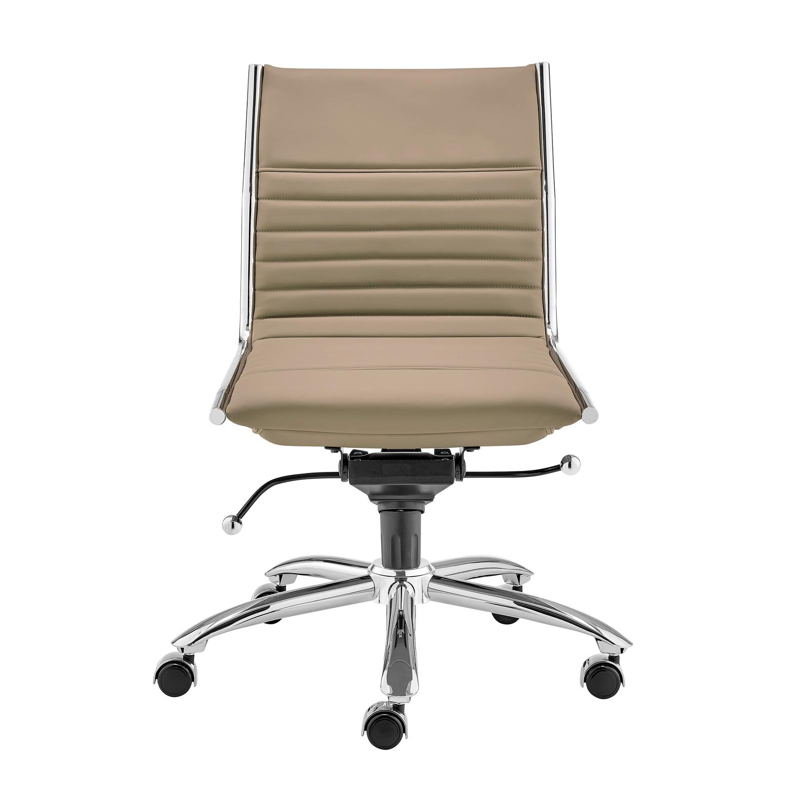 Euro Style Dirk Low Back Office Chair w/o Armrests