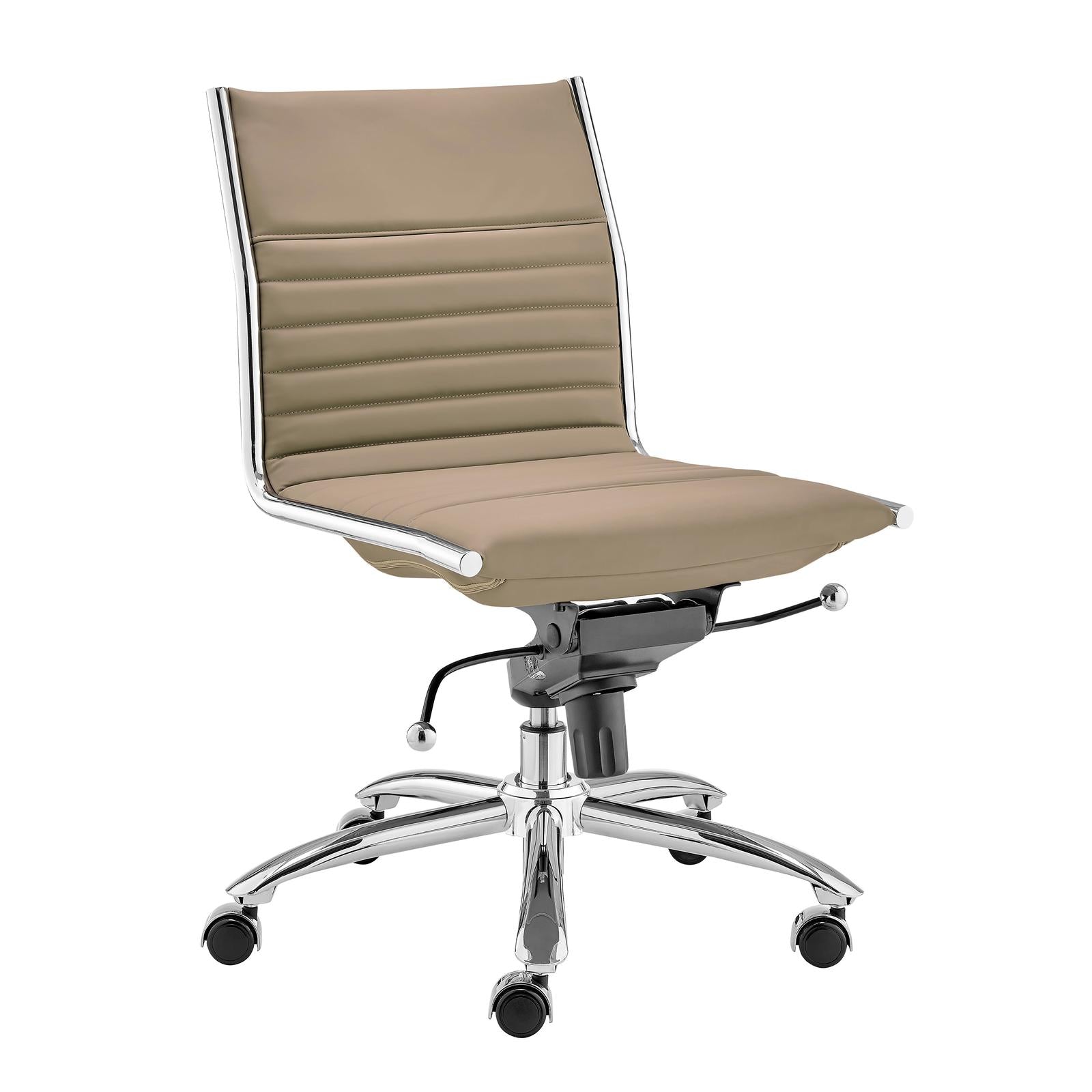 Euro Style Dirk Low Back Office Chair w/o Armrests