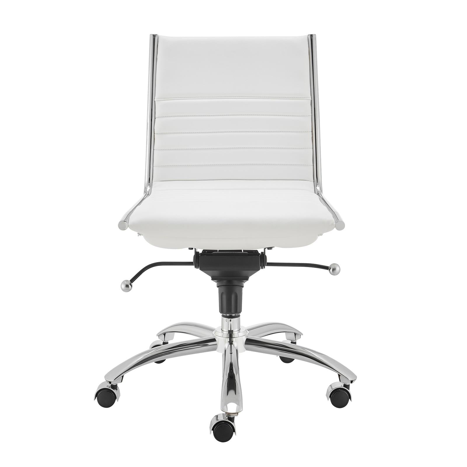 Euro Style Dirk Low Back Office Chair w/o Armrests