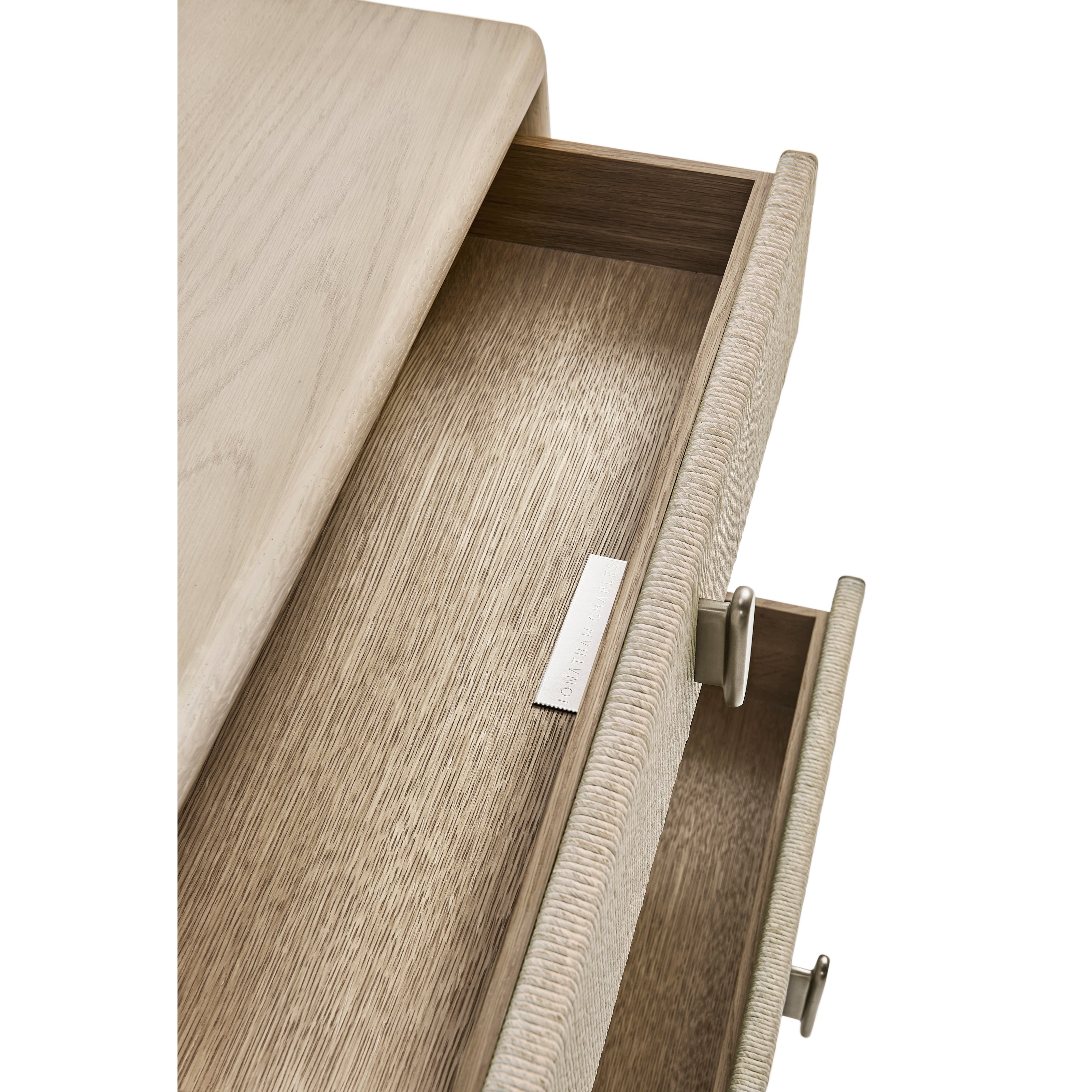 Jonathan Charles Clapotis Danish Cord Narrow Nightstand