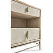 Jonathan Charles Clapotis Danish Cord Narrow Nightstand