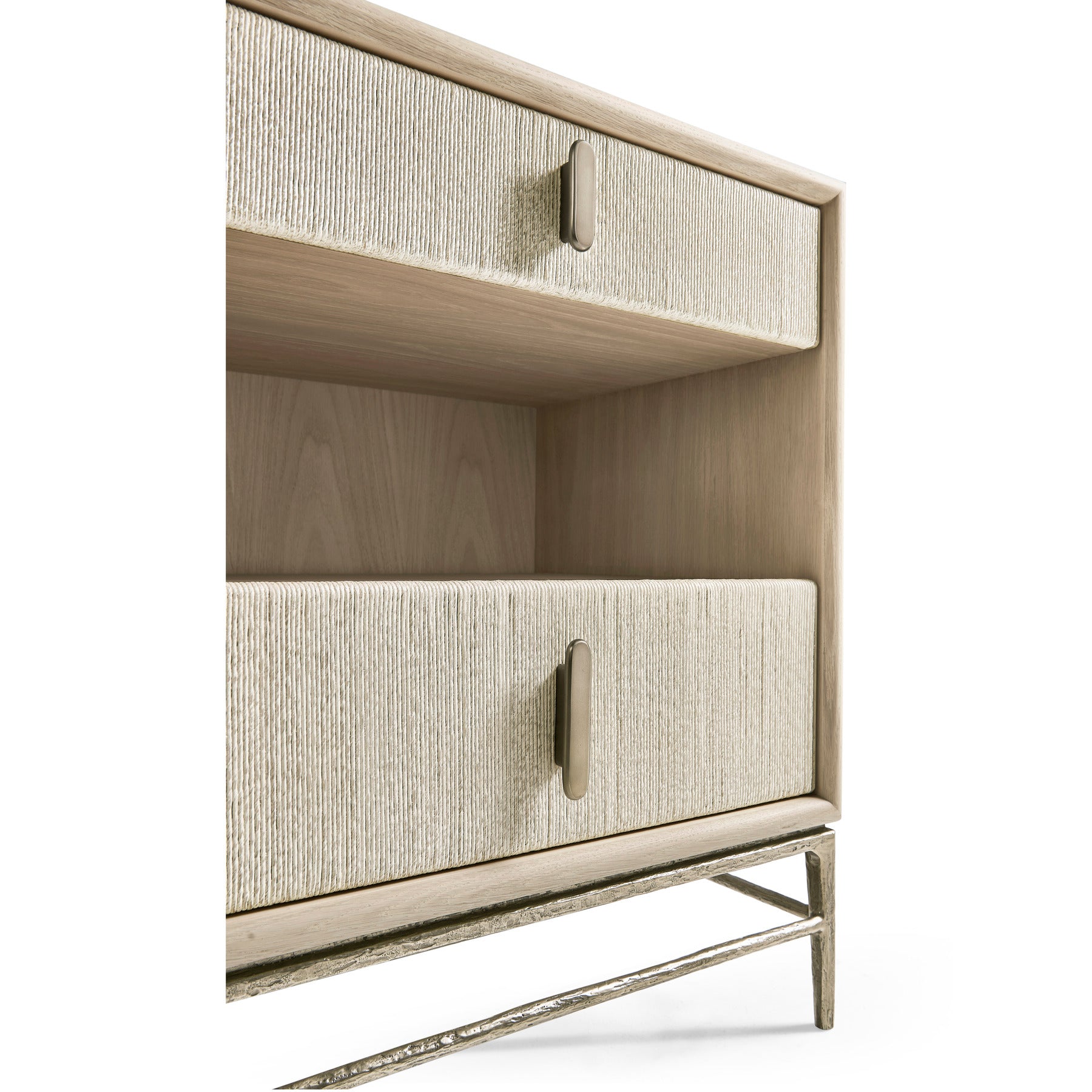 Jonathan Charles Clapotis Danish Cord Narrow Nightstand
