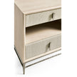 Jonathan Charles Clapotis Danish Cord Narrow Nightstand