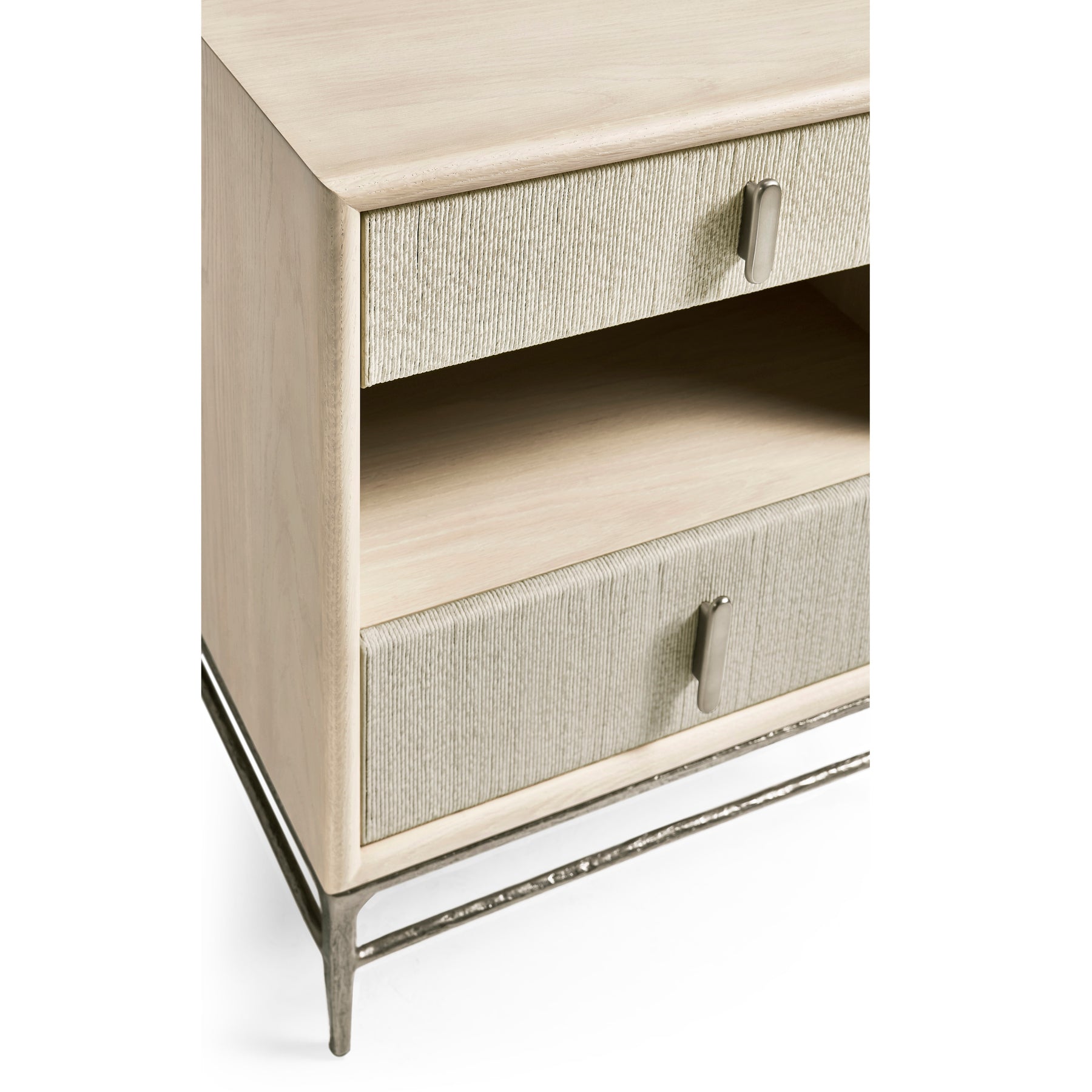 Jonathan Charles Clapotis Danish Cord Narrow Nightstand