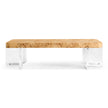 Jonathan Charles Veil Rectangular Cocktail Table