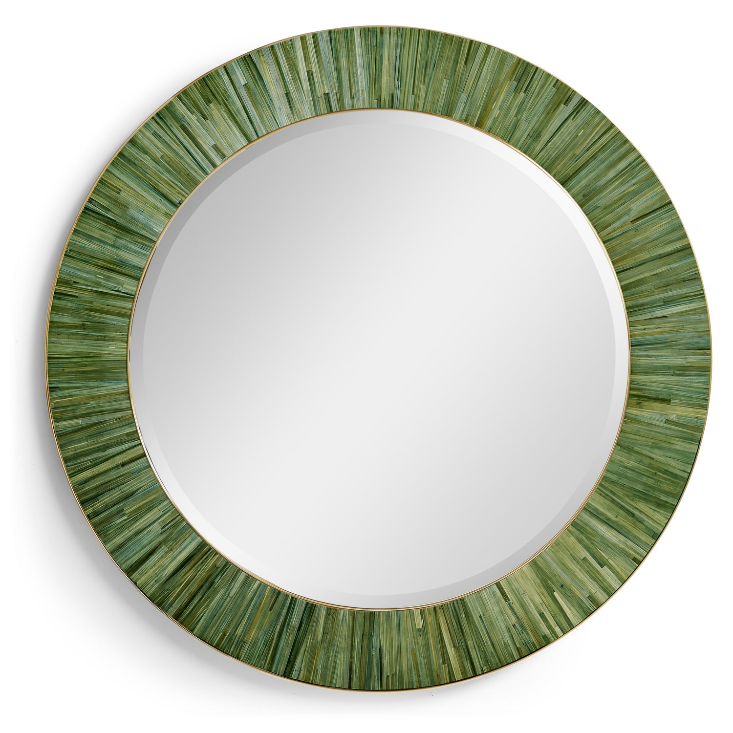 Jonathan Charles Verdure Round Wall Mirror