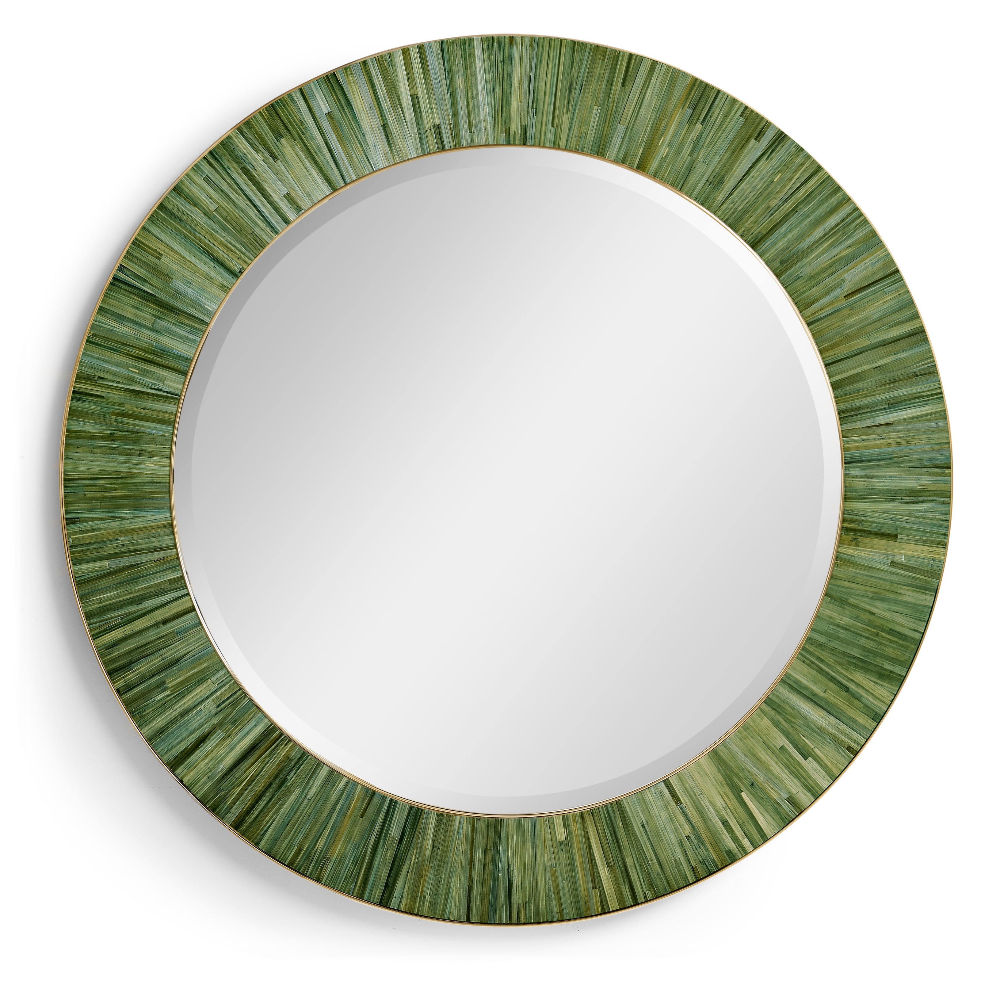 Jonathan Charles Verdure Round Wall Mirror