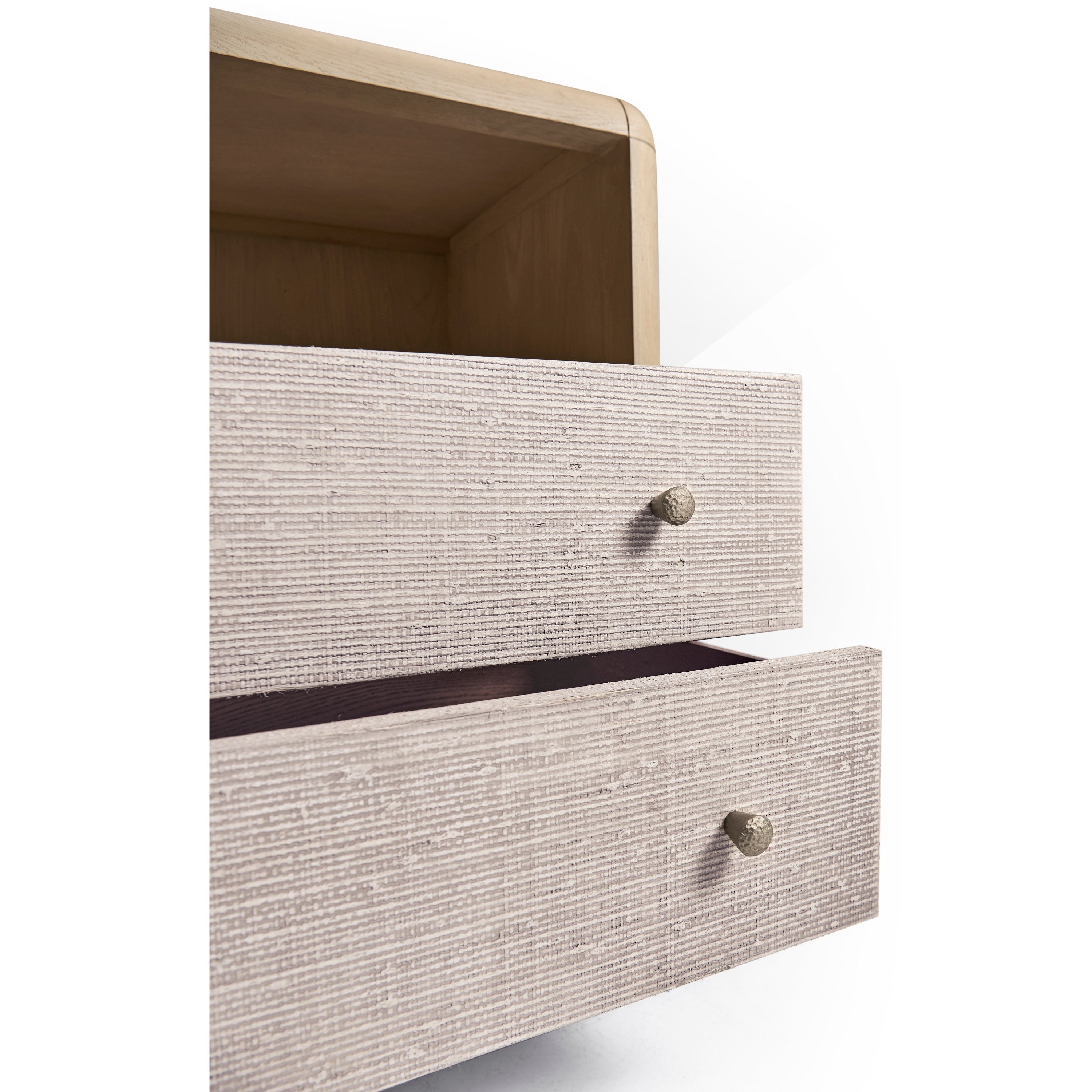 Jonathan Charles Keel Raffia Nightstand