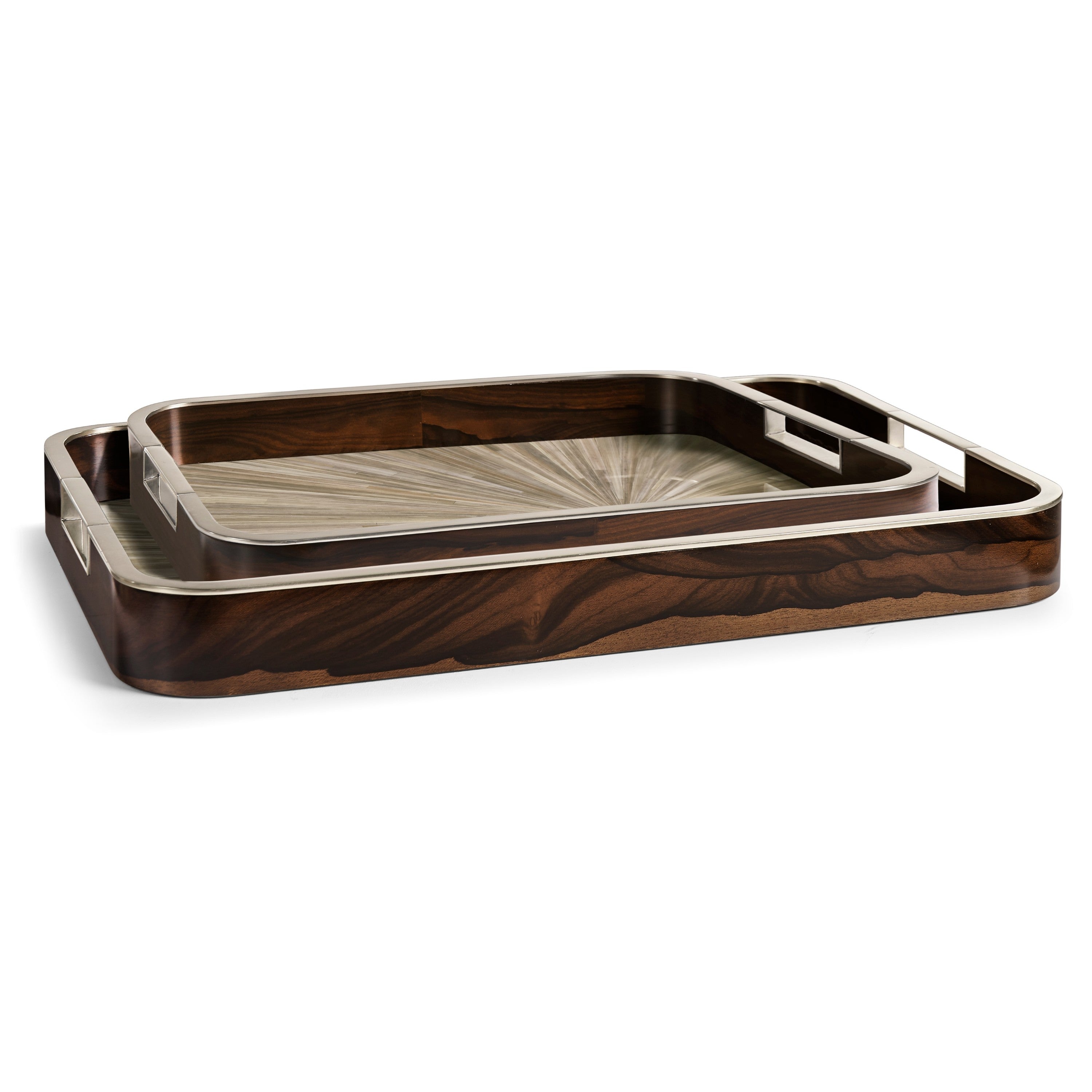 Jonathan Charles Rectangular Tray Set of 2