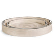 Jonathan Charles Tidepool Round Tray Set of 2