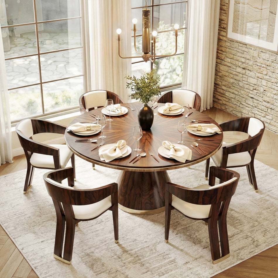 Jonathan Charles Terra Ziricote Dining Chair
