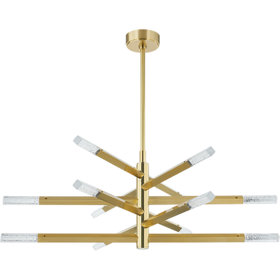 Corbett Strasbourg 12 Light Vintage Brass Chandelier Ceiling Light