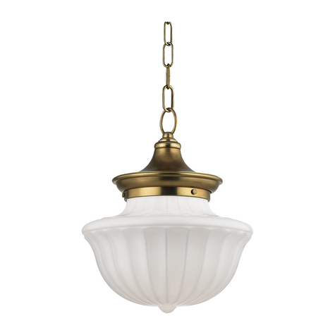 Hudson Valley Lighting Dutchess 1 Light 12 inch Pendant Ceiling Light