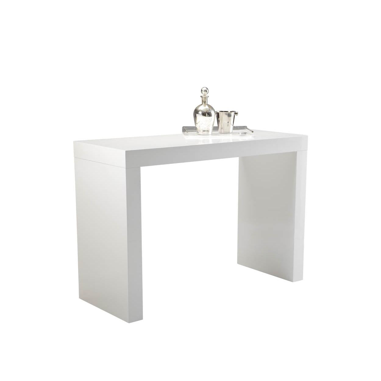 Sunpan Faro White Bar Table Clearance