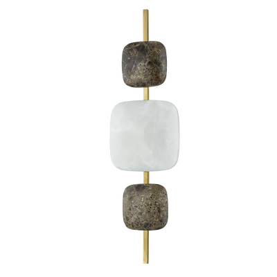 Corbett Salisbury 1 Light Vintage Brass Wall Sconce Wall Light