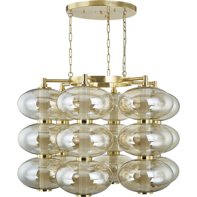 Corbett Toulouse 6 Light Vintage Brass Chandelier Ceiling Light
