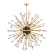 Hudson Valley Lighting Liberty 12 Light 46 inch Aged Brass Chandelier Ceiling Light