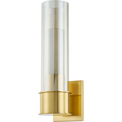 Corbett Granada 1 Light Vintage Polished Brass Wall Sconce Wall Light