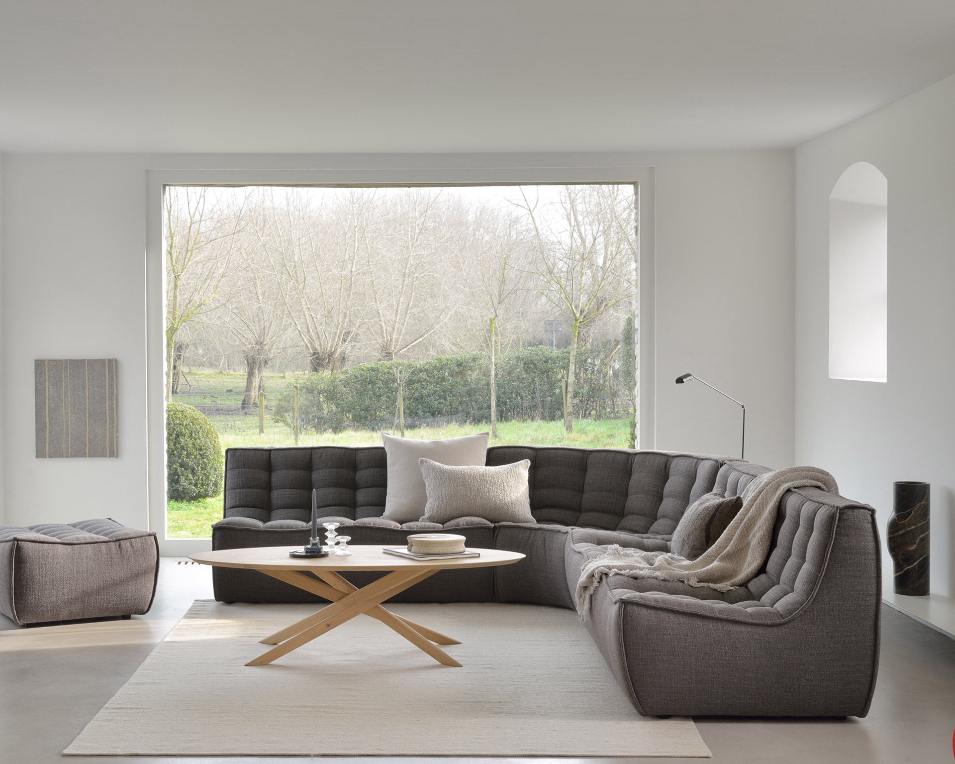 Ethnicraft Mikado Oval Coffee Table