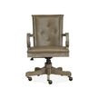 Magnussen Home Tinley Park Dove Tail Grey Fully Upholstered Swivel Chair