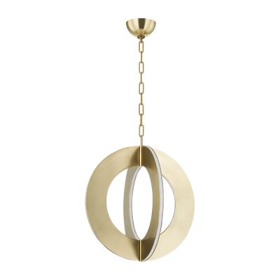 Corbett Samos 4 Light Vintage Brass Pendant Ceiling Light