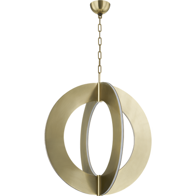 Corbett Samos 4 Light Vintage Brass Chandelier Ceiling Light
