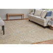 Feizy Grafton 69F8F Transitional Floral & Botanical Rug in Tan/Gray/Ivory